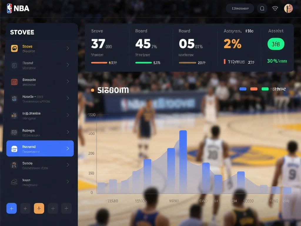 NBA比赛数据统计图表